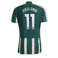 Camisa de time de futebol Manchester United Rasmus Hojlund #11 Replicas 2º Equipamento 2023-24 Manga Curta